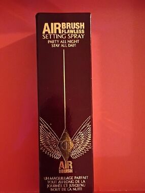 Charlotte Tilbury Burgundy Box with Gold Logo